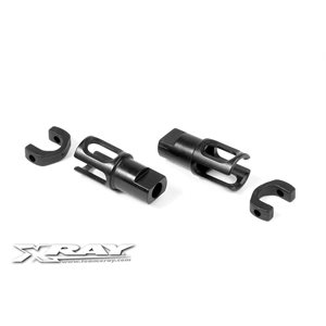 STEEL SOLID AXLE DRIVESHAFT ADAPTERS - HUDY SPRING STEEL™ (2)