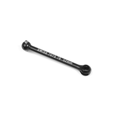 ALU DRIVE SHAFT SWISS 7075 T6 - HARD COATED - 52MM