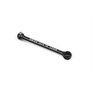 ALU DRIVE SHAFT SWISS 7075 T6 - HARD COATED - 52MM