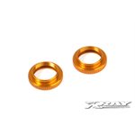 T4 ALU SHOCK ADJUSTABLE NUT - ORANGE (2)