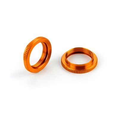 ULP ALU SHOCK ADJUSTABLE NUT - V2 - ORANGE (2)