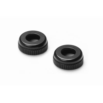 ALU CAP FOR XRAY SHOCK BODY #308322 - BLACK