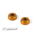 ALU CAP FOR XRAY SHOCK BODY #308322 - ORANGE