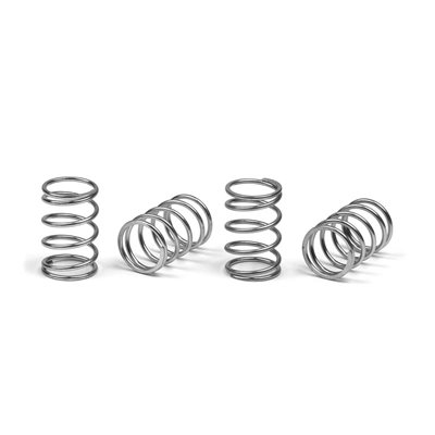 XRAY PROGRESSIVE SPRING-SET D=1.5 (17.5 LB) SILVER (4)