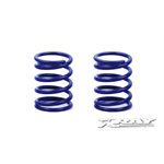 XRAY SPRING-SET D=1.7 (25 LB) DARK-BLUE - SOFT-MEDIUM - REAR (2)