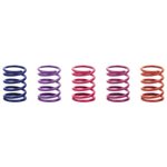 XRAY SPRING-SET D=1.8 (30 LB) LIGHT-PURPLE - MEDIUM-MEDIUM-HARD - REAR (2)