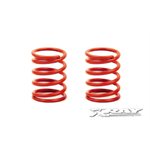 XRAY SPRING-SET D=1.9 (35 LB) LIGHT-RED - HARD - REAR (2)