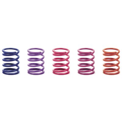 XRAY SPRING-SET D=1.8 (33 LB) PURPLE - MEDIUM-HARD - REAR (2)