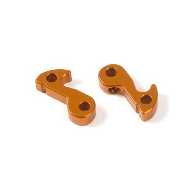 ALU FRONT WHEEL LOCK - ORANGE (2)