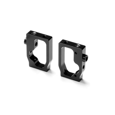 ALU RADIO PLATE MOUNT - BLACK - SWISS 7075 T6 (2)