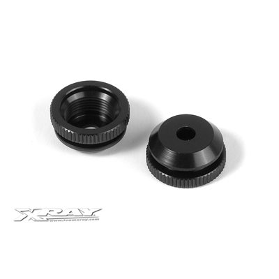 XB808 ALU SHOCK BODY NUT FOR SHOCK BOOT (2)