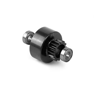 XB808 CLUTCH BELL 15T WITH OVERSIZED 5x12x4MM BALL-BEARINGS