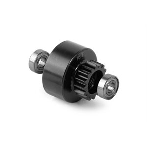 XB808 CLUTCH BELL 16T WITH OVERSIZED 5x12x4MM BALL-BEARINGS