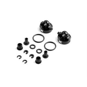 ALU SHOCK CAP-NUT WITH VENT HOLE - BIG BORE (2)