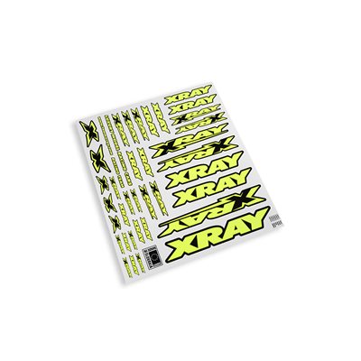 XRAY STICKER FOR BODY - NEON YELLOW