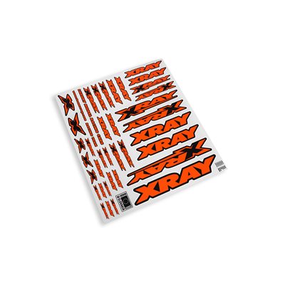 XRAY STICKER FOR BODY - NEON ORANGE