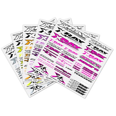 XRAY STICKERS FOR BODY - 5 DIFFERENT COLORS