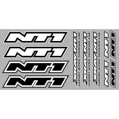 XRAY NT1 STICKER FOR BODY - WHITE - DIE-CUT