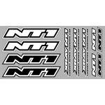 XRAY NT1 STICKER FOR BODY - WHITE - DIE-CUT