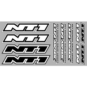 XRAY NT1 STICKER FOR BODY - WHITE - DIE-CUT