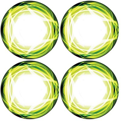 XRAY XT8 WHEEL STICKERS - DIE-CUT - GREEN