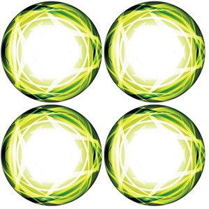 XRAY XT8 WHEEL STICKERS - DIE-CUT - GREEN