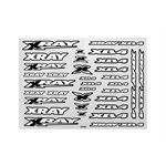 XRAY XB4 STICKER FOR BODY - WHITE