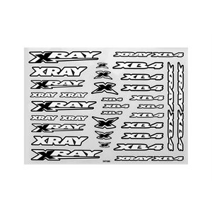 XRAY XB4 STICKER FOR BODY - WHITE