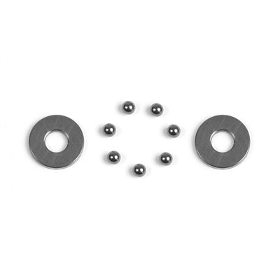 CARBIDE BALL-BEARING AXIAL 2.8x6.5x0.8