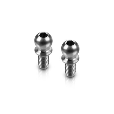 HUDY TITAN BALL STUD D=4.9 / L=6 / S=3.5 / 2mm HEX (2)