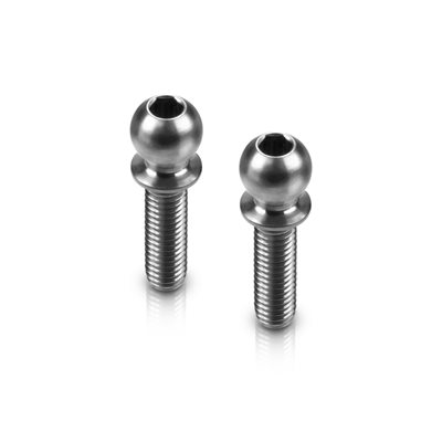 HUDY TITAN BALL STUD D=4.9 / L=10 / S=3.5 / 2mm HEX (2)